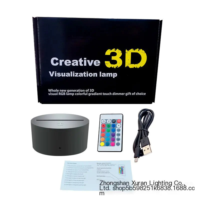 3D Football Night Light - Creative Kids Gift Lamp