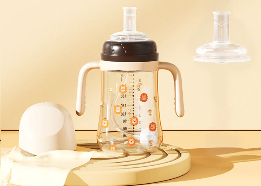 Newborn Baby Drinkbeker met Rietje – 2-in-1 Anti-lek & BPA-vrij - FkriTigrinya