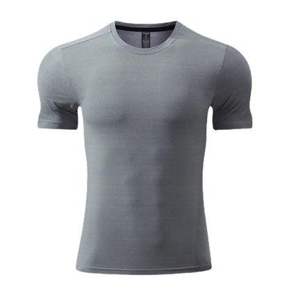 Men's Quick-Dry Short Sleeve Sports T-Shirt for Summer sizes from XS to 5XL