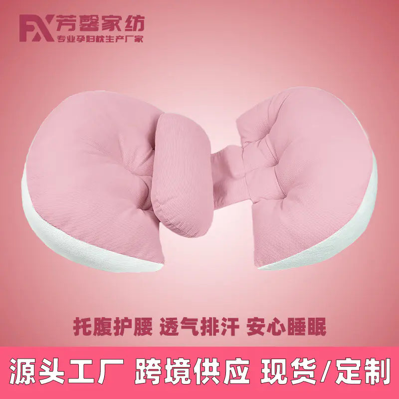 Pregnancy Pillow with Waist and Belly Support for Side Sleepers