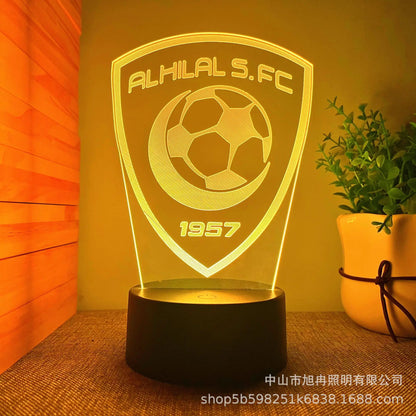 3D Football Night Light - Creative Kids Gift Lamp