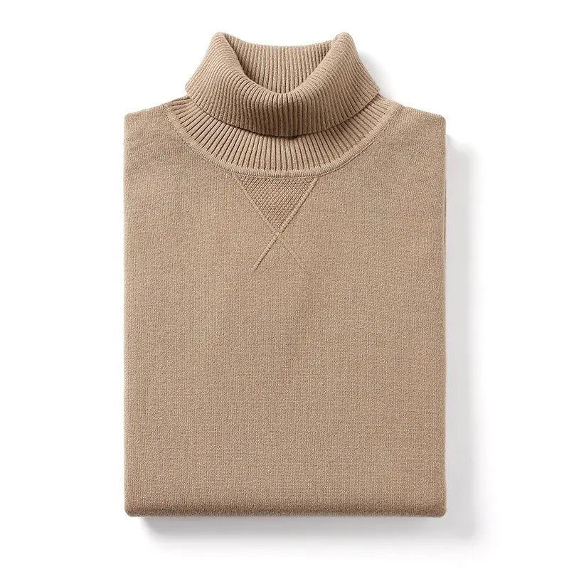 Men's Turtleneck Sweater, Slim Fit Knit Top  S to XXXL,
