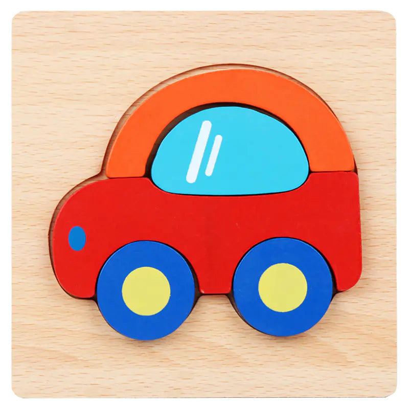 3D Wooden Puzzle Educational Toy for Kids (Wholesale) - FkriTigrinya