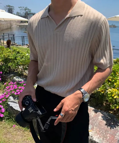 Men's Slim Fit Summer Polo Shirt