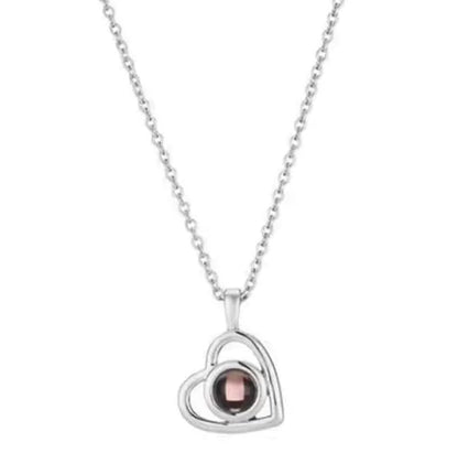 100 Languages "I Love You" Projection Necklace
