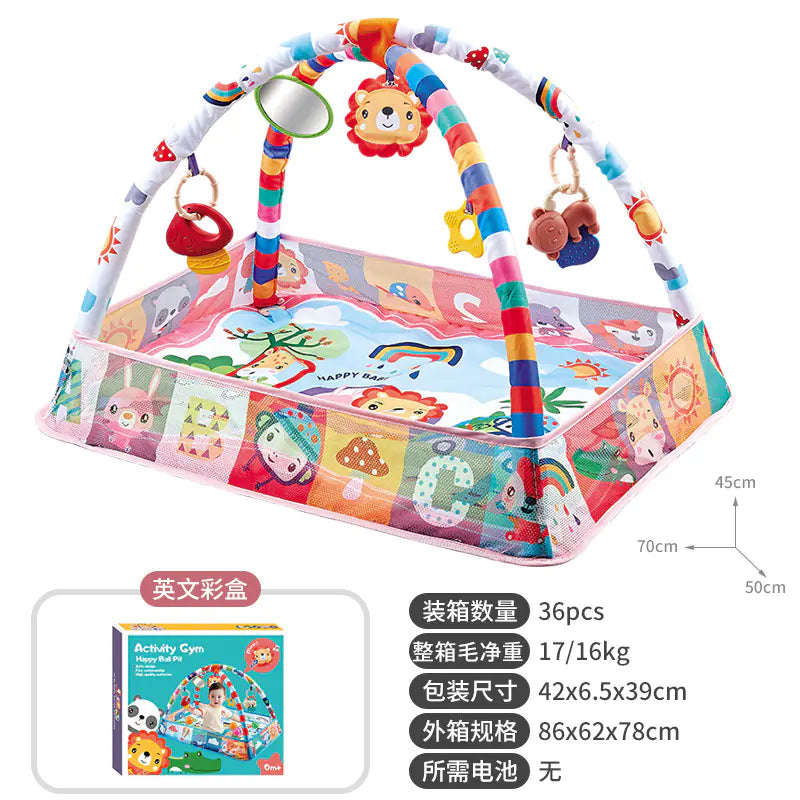 Baby Play Gym with Ocean Balls and Activity Fence - FkriTigrinya
