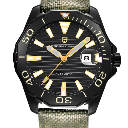 PAGANI DESIGN Wasserdichte mechanische Herrenuhr