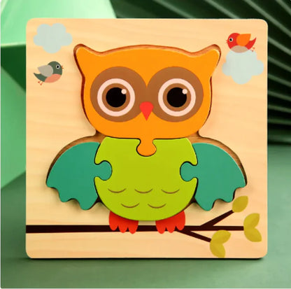 3D Animal Puzzle Set ናይ ዝተፋላለዪ እንስሳታት ፑዘል ንህጻናት እዳኣዛናገዐ ዝምህር - FkriTigrinya