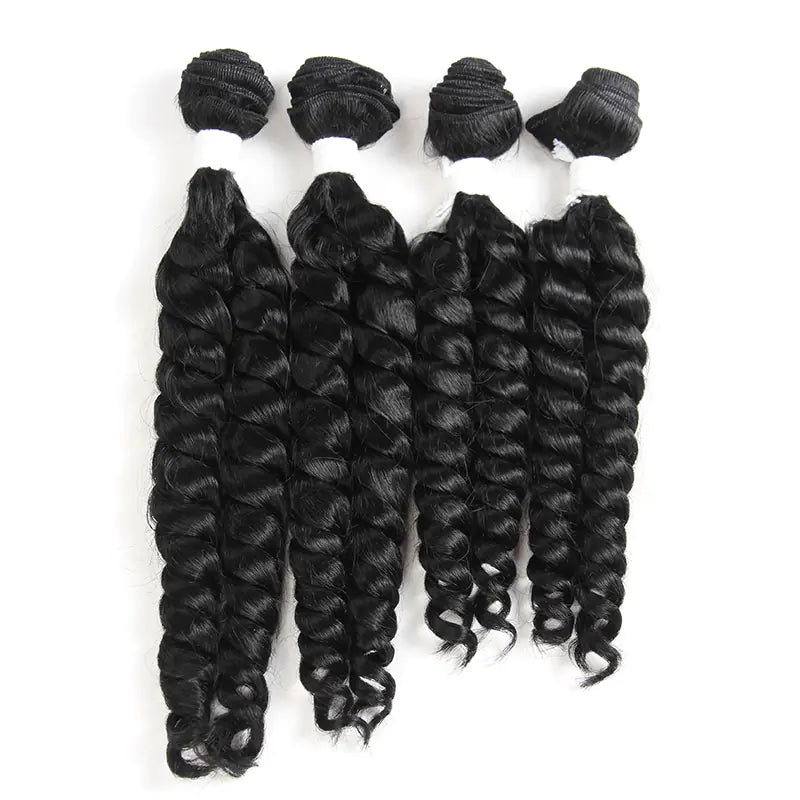 Chemical Fiber Hair Curtain Set 16 + 16 + 18 + 18 inches