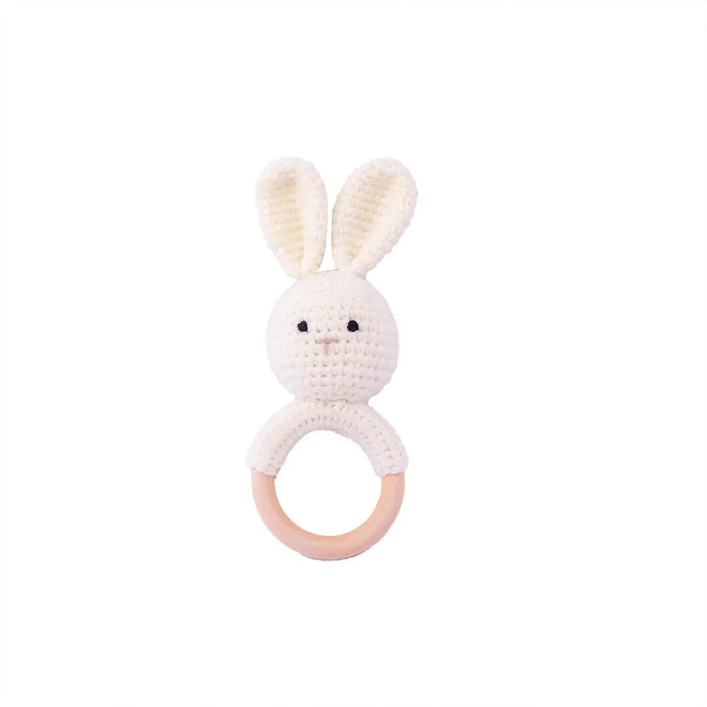 Handmade Bunny Pacifier Chain Gift Set for Infants