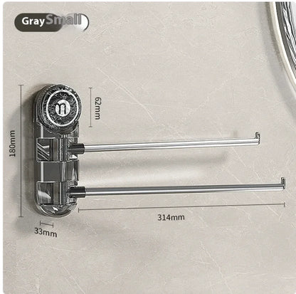 Punch-Free Rotating Towel Rack