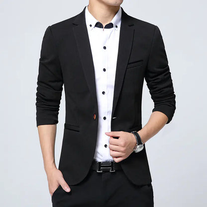 Men's Stylish Slim Fit Business Casual Blazer Jacket  sizes ranging from M to 5XL,