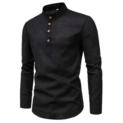 2024 Men's Stylish Slim Fit Long Sleeve Shirt