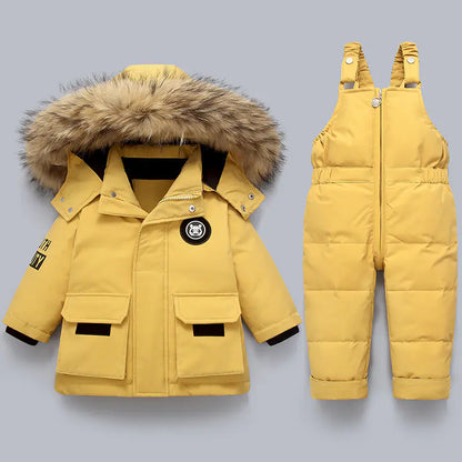 Children's Down Jacket Set for Ages 1-5 (2 Pieces)