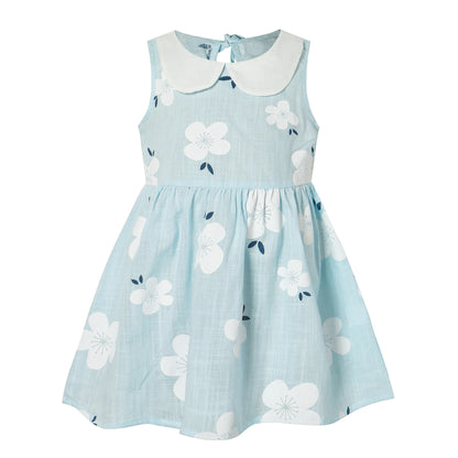 Girls' Summer Dress - Korean Style Sleeveless Princess Dress