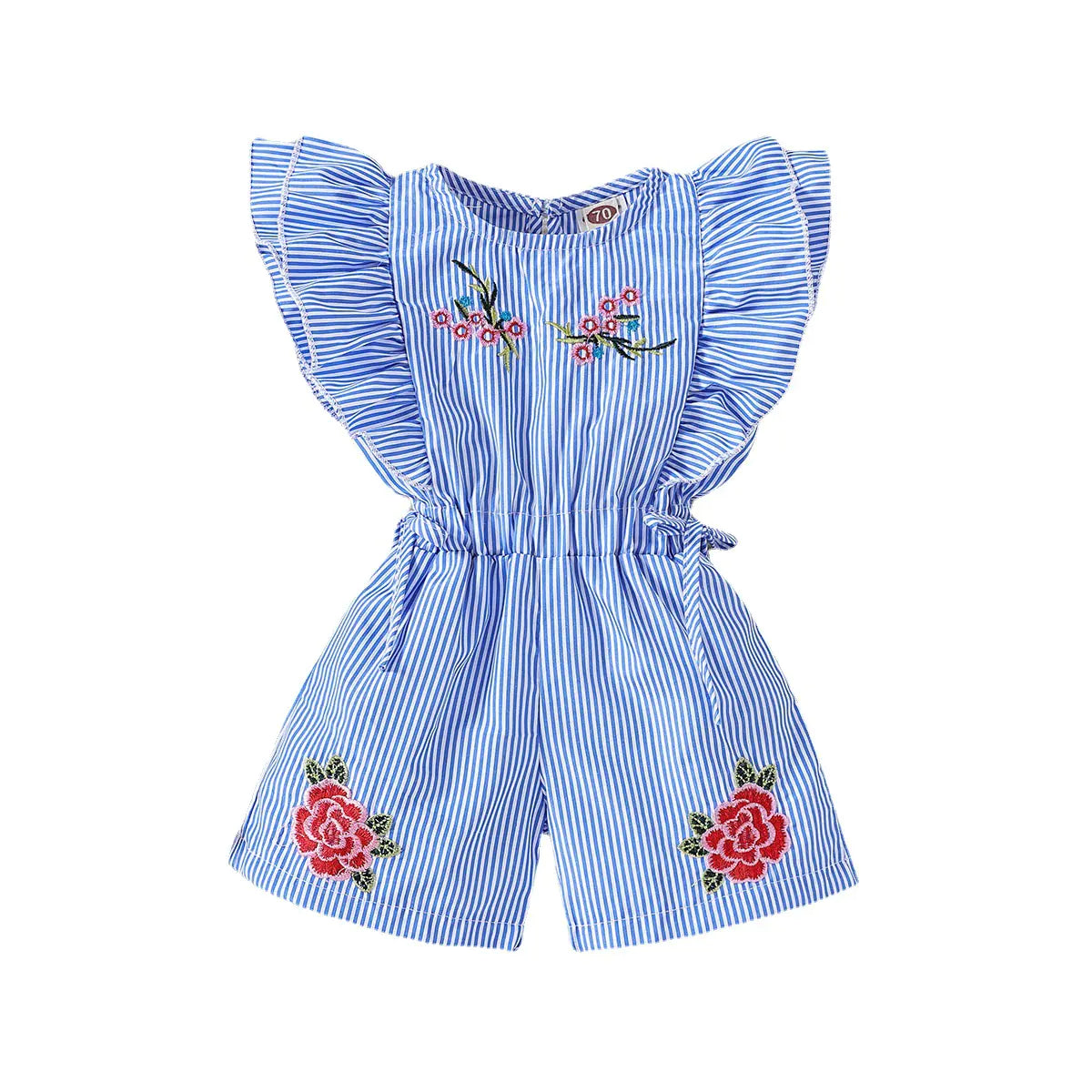 Samgami Baby Summer Striped Romper for Girls