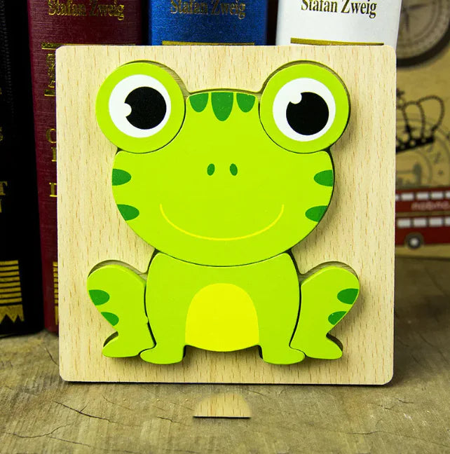3D Animal Puzzle Set ናይ ዝተፋላለዪ እንስሳታት ፑዘል ንህጻናት እዳኣዛናገዐ ዝምህር