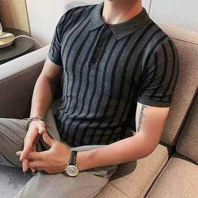 Men's Short Sleeve Polo Shirt - Slim Fit Knit Top  size M to 3XL,