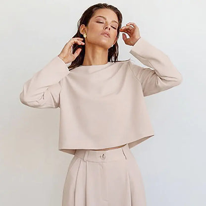 Autumn New Women's Casual Two-Piece Set Outfit