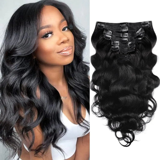 Natural Black Human Hair Extensions
