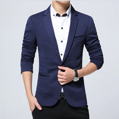 Men's Stylish Slim Fit Business Casual Blazer Jacket  sizes ranging from M to 5XL,