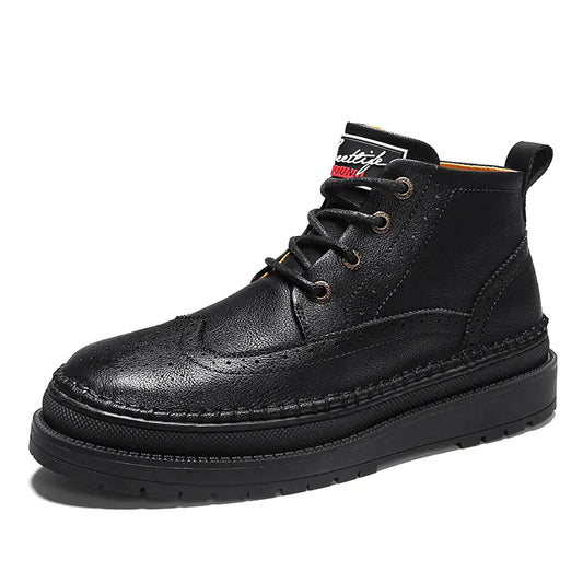 Men's High-Top Casual Leather Martin Boots (New Style)