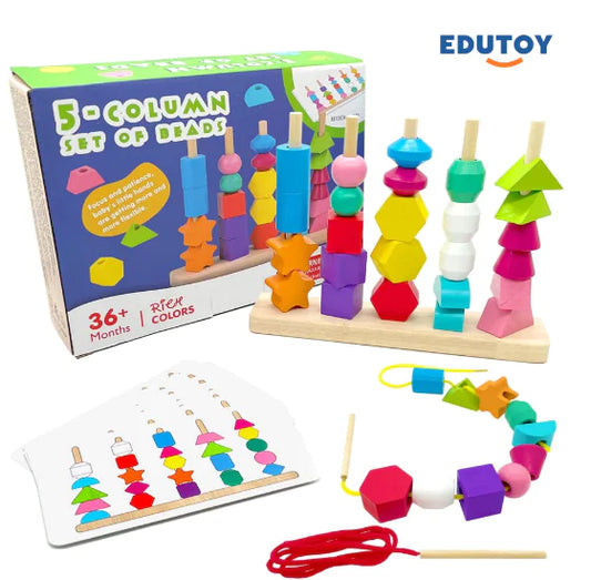 Montessori Geometric Stacker Edutoy® (One Set) - FkriTigrinya