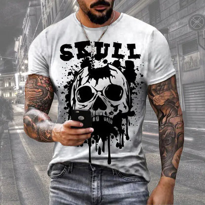 3D Printed Casual Men's T-Shirt - Everyday Scene