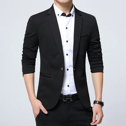 Men's Stylish Slim Fit Business Casual Blazer Jacket  sizes ranging from M to 5XL,