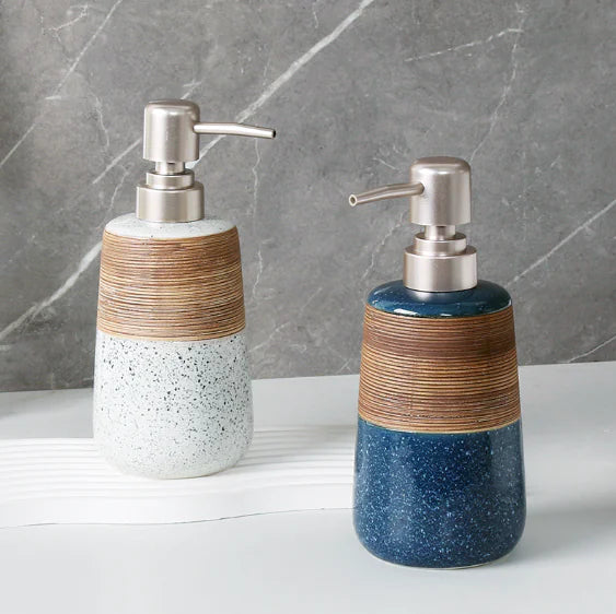 Creative Resin Soap Dispenser Set for Shampoo & Shower - FkriTigrinya