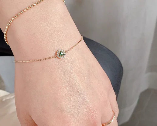 925 Silver Double Layer Versatile Bracelet for Girls