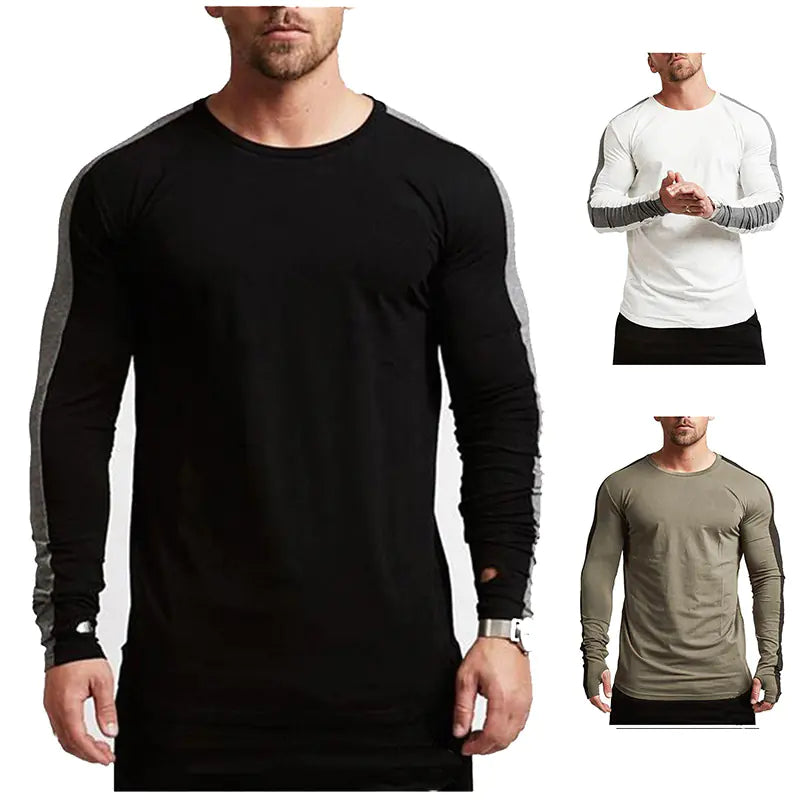 Muscle Brothers Men's Slim Fit Long Sleeve T-Shirt