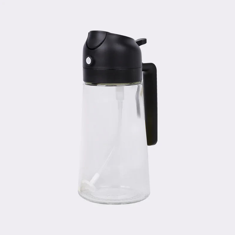 2-in-1 Oil Bottle 'ናይ ዘይቲ መዐቀኒ ጥርሙ ብጣዕሚ ቀሊል ንክትጥቀመሉ'