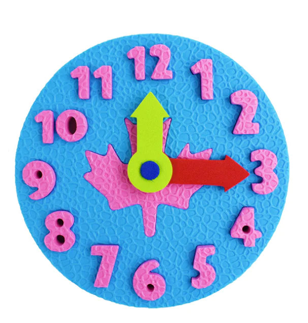 EVA Clock Puzzle Blocks for Time Learning (Gift Set) - FkriTigrinya
