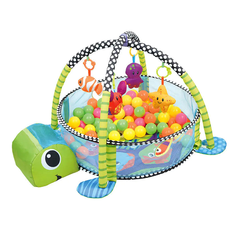 Baby Play Gym with Ocean Balls and Activity Fence - FkriTigrinya