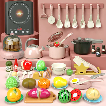 Children's Play House Kitchen Toy Set with Utensils - FkriTigrinya