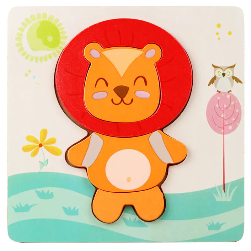 3D Wooden Puzzle Educational Toy for Kids (Wholesale) - FkriTigrinya