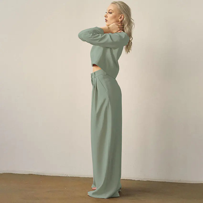 Autumn New Women's Casual Two-Piece Set Outfit