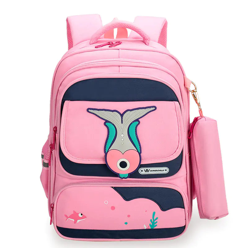 Children's Backpack with Spine Protection and Design