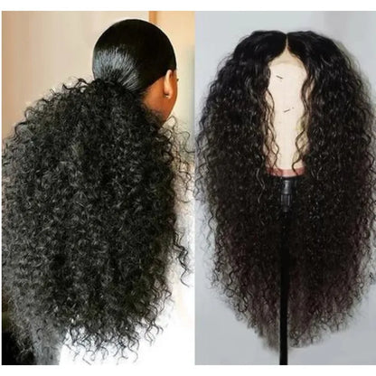 African Style Long Curly Wig – Explosive Volume & Natural Texture