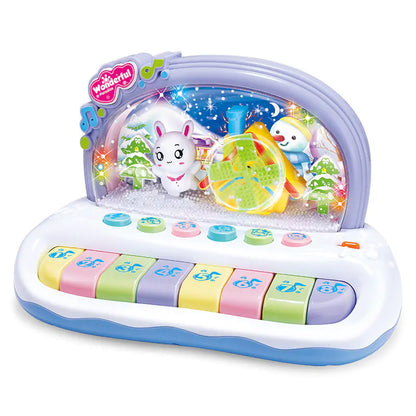 Kids Early Education Musical Toy - Snowflake Electronic Piano - FkriTigrinya