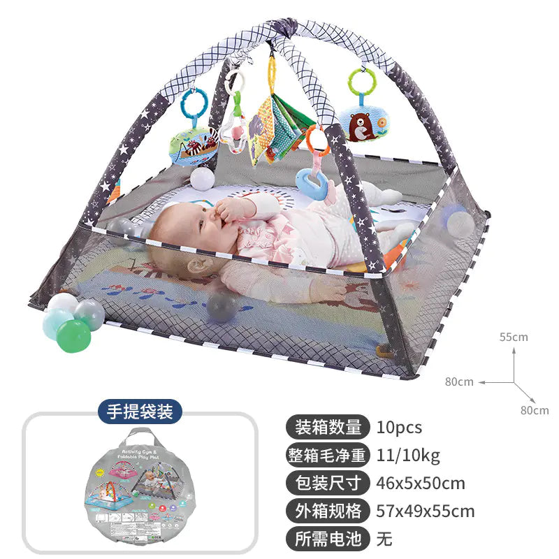 Baby Play Gym with Ocean Balls and Activity Fence - FkriTigrinya