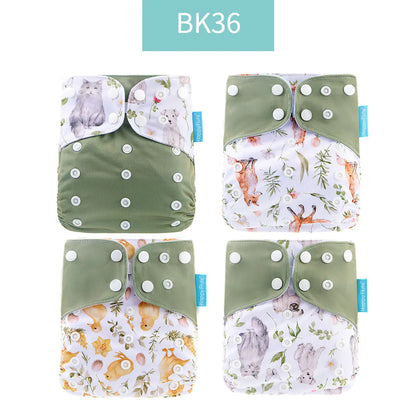 Happyflute Baby Cloth Training Pants - 4 Pack Washable