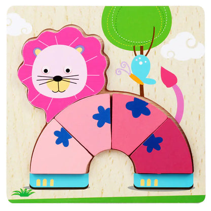 3D Wooden Puzzle Educational Toy for Kids (Wholesale) - FkriTigrinya