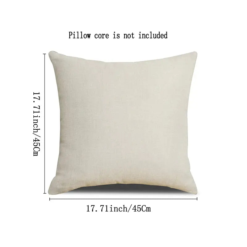 4pcs Linen Autumn Pumpkin Throw Pillow Covers 18x18" - FkriTigrinya