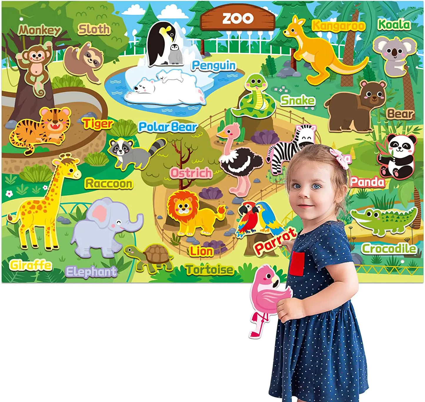 Preschool Learning Board for Kids - Educational Toy - FkriTigrinya