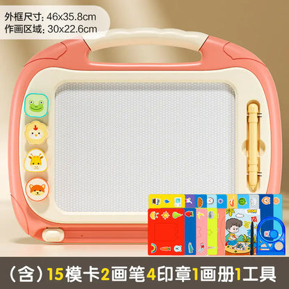 Magnetic Drawing Board for Kids - Large Art Table - FkriTigrinya