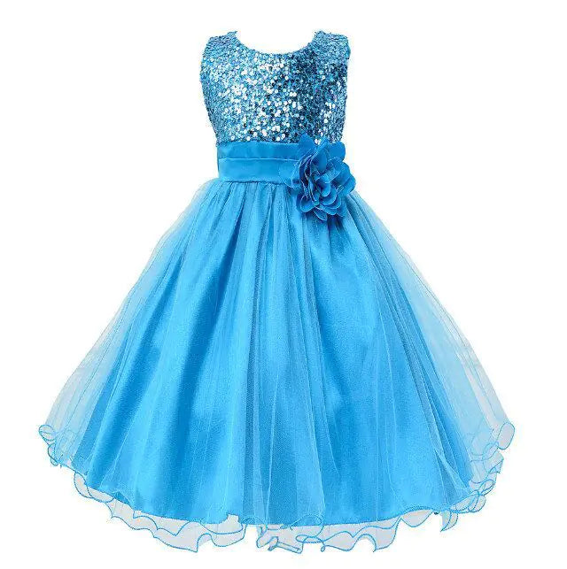 Fluffy Princess Dress Skirt for Girls in Net Yarn  sizes (from 100cm to 160cm),
