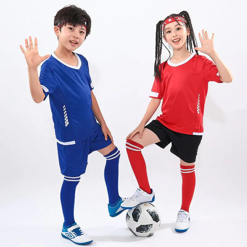 Kids Soccer Jersey Set for Training and Competitions