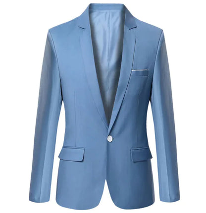 Men's Tailored Slim-Fit Casual Blazer